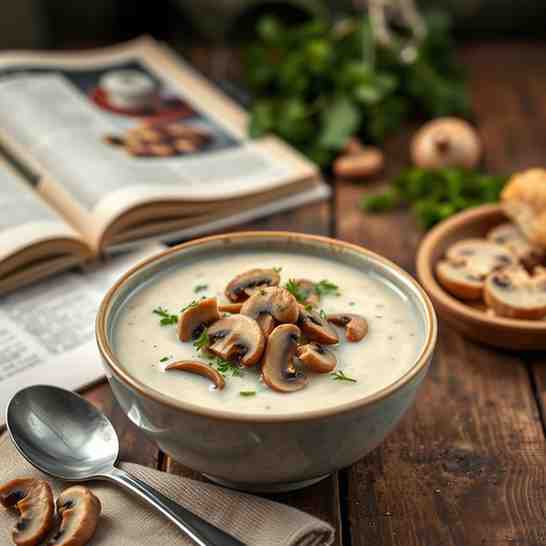 Creamy Mushroom Soup Recipe